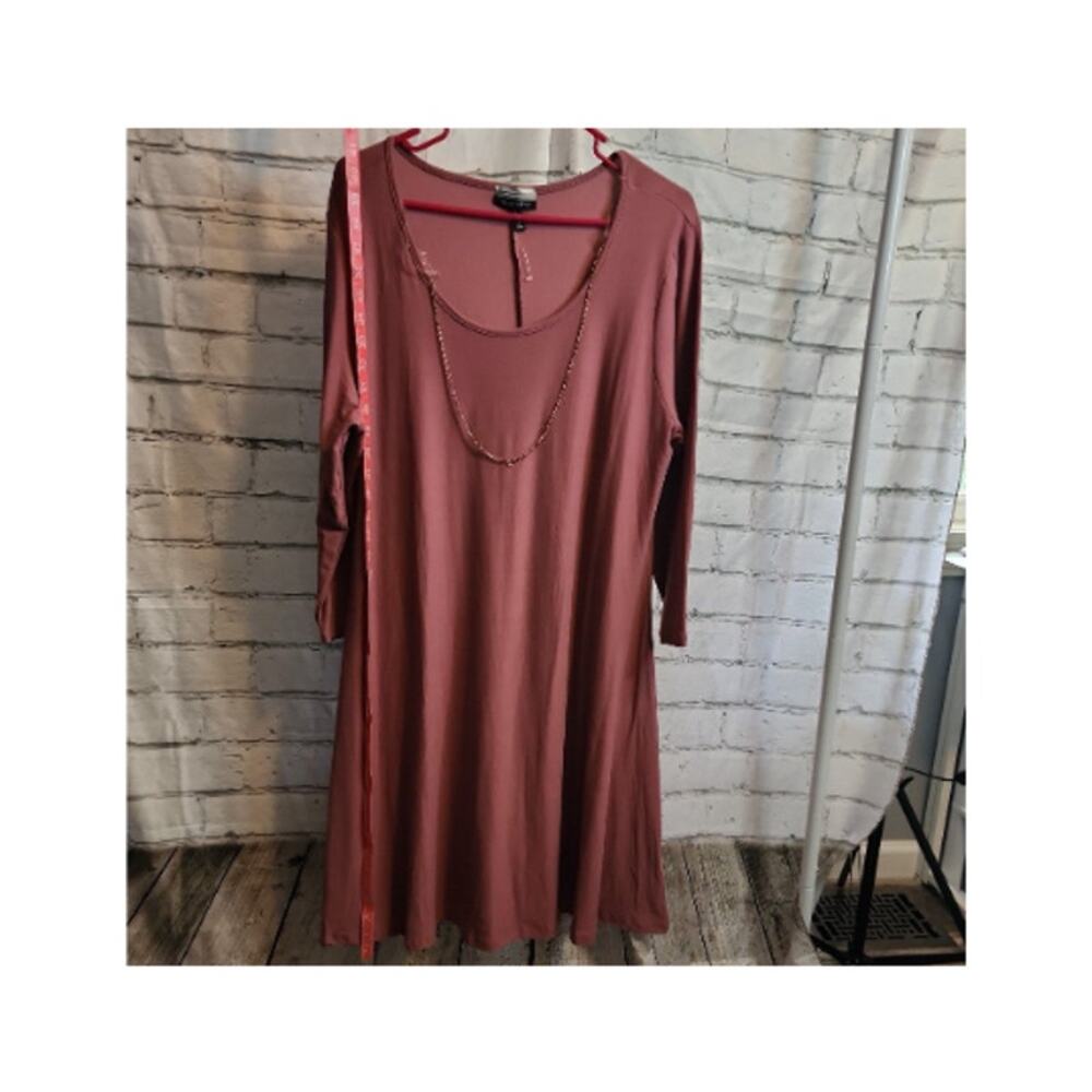 Allison Brittany Women's Dress with Detachable Necklace Gold Chain